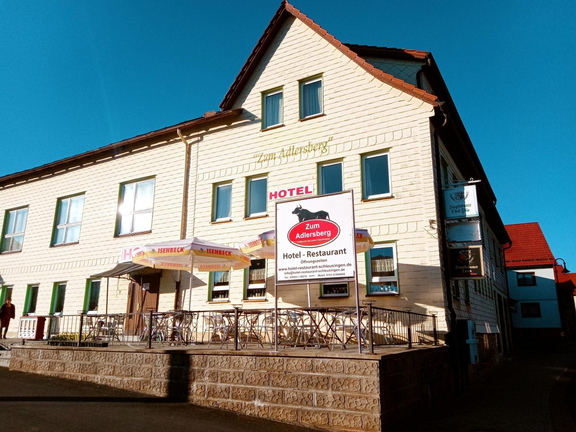 Hotel & Restaurant Zum Adlersberg Schleusingen Ngoại thất bức ảnh